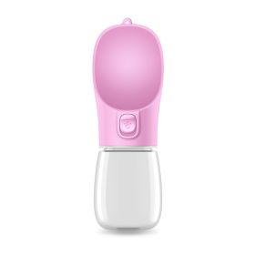 Portable Drinking Cup For Pets (Option: Pink-300ML)